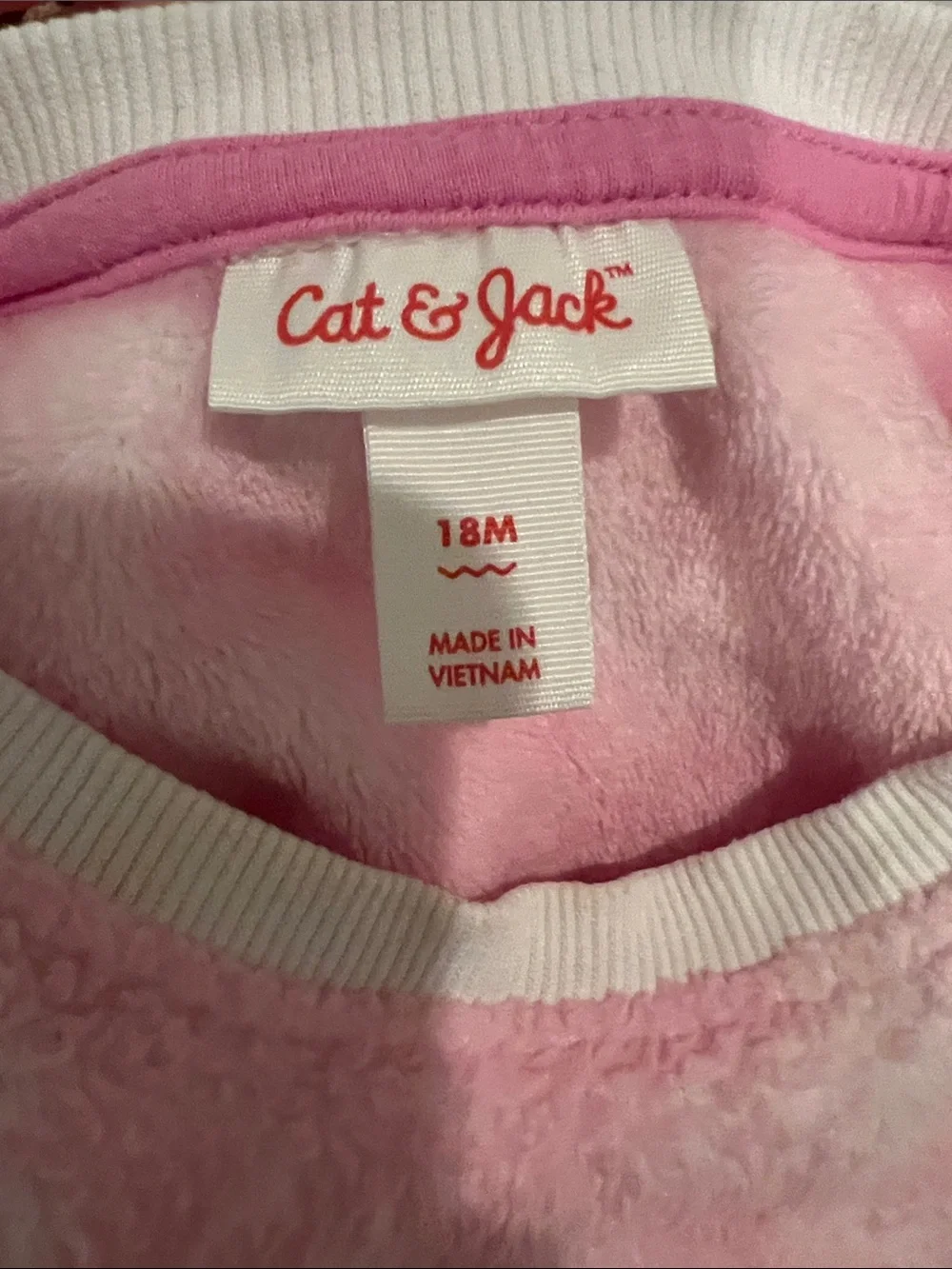 Cat & Jack Pink tie dye Pullover - 18m